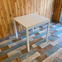 ダイニングテーブル 正方形 ホワイト 75cm