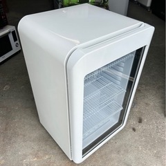 札幌市内配送可 21年製 Hijiru ヒジル 95L レトロ冷蔵ショーケース HJR-RK100WT LED灯 ホワイト 02