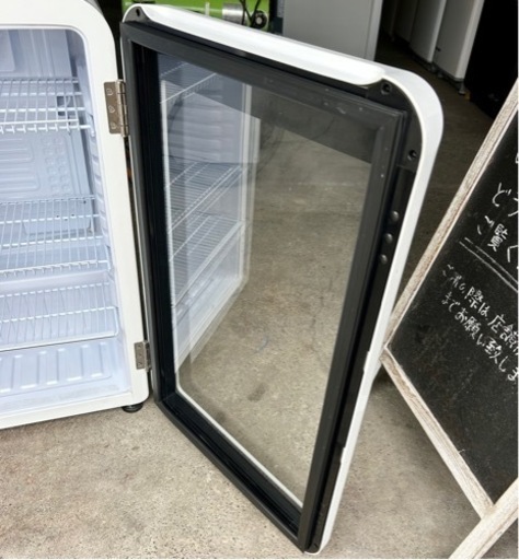 札幌市内配送可 21年製 Hijiru ヒジル 95L レトロ冷蔵ショーケース HJR  