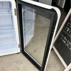 札幌市内配送可 21年製 Hijiru ヒジル 95L レトロ冷蔵ショーケース HJR-RK100WT LED灯 ホワイト 02