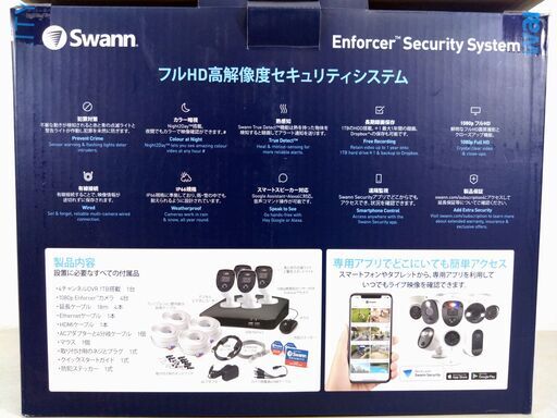 展示品・使用感無し・付属品一部欠品】SWANN カラー暗視/点滅&警告