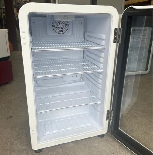 札幌市内配送可 21年製 Hijiru ヒジル 95L レトロ冷蔵ショーケース HJR 