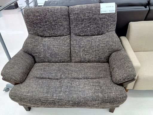 ★ジモティ割あり★  ソファー ブラウン W127×D60×H91 クリーニング済み TC2593