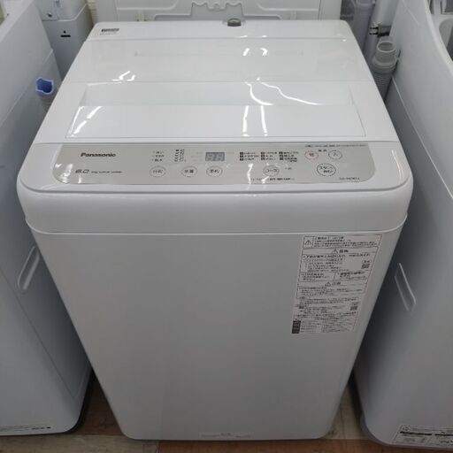 ★ジモティー割引有★ Panasonic 6.0kg全自動電気洗濯機 NA-F60B13 2019年製 中古品