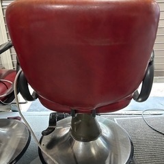 barberチェア　　バーバーチェア　電動　動作品　アンティーク　タカライス　