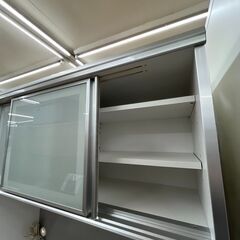 🤭古賀家具🤭2面レンジボード🤭バニラ🤭キッチン🤭収納🤭大容量🤭762🤭