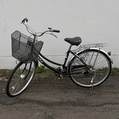 自転車 PUNK Tough 黒 ブラック ママチャリ　  