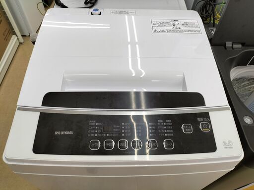 ☆ジモティー割有☆ ｱｲﾘｽ 6kg 洗濯機 IAW-T602 2021年製 IK-535  