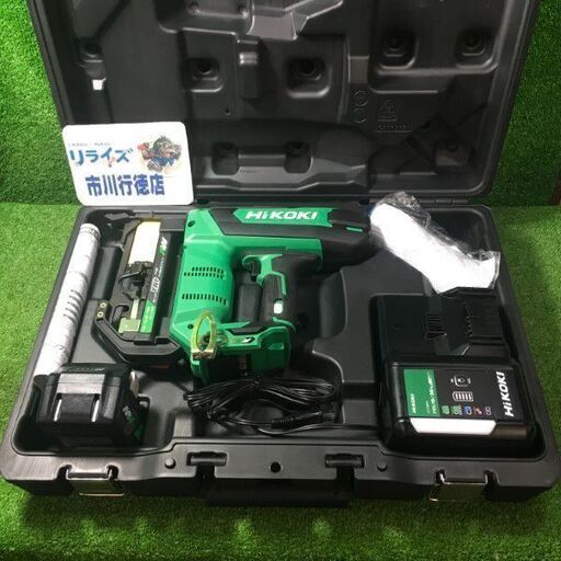 HiKOKI N3604DM コードレスフロア用タッカ バッテリー1個付き【市川行徳店】【店頭取引限定】【中古極美品】管理番号：ITXXRSW13KH0