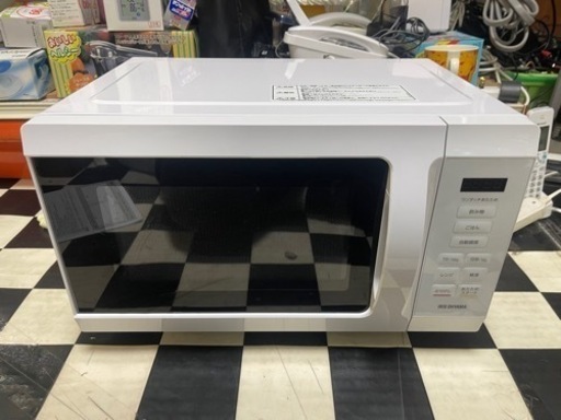 【リサイクルサービス八光】2023年製　アイリスオーヤマ KMB-F186-W 単機能レンジ 18L 50／60Hz両対応