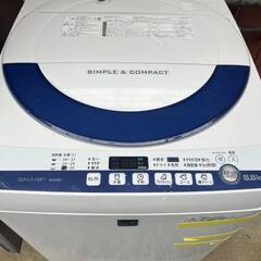 家電 生活家電 洗濯機　シャープ　5.5キロ　単身　2015年製