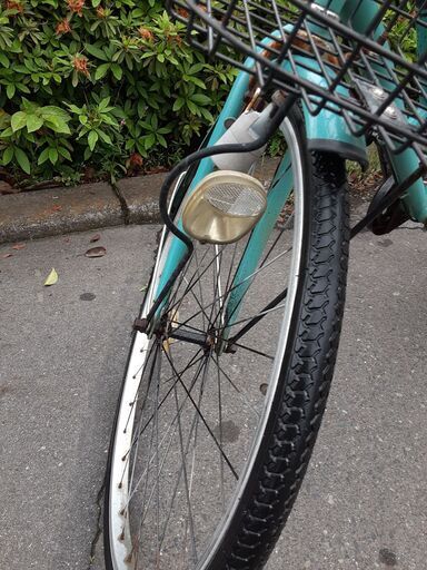リサイクルショップどりーむ天保山店 No1137 自転車 ターコイズブルー