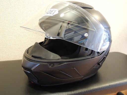 ★ほぼ未使用　フルフェイスヘルメット OGK KABUTO RYUKI フラットブラック (L) SHOEIステッカー