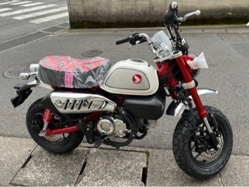【モンキー125】新車❗️ホンダ　JB03型　パールネビュラレッド　1台限り❗️若林自転車商会　膳所店　販売中❗️