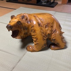 熊　木彫り　50cm
