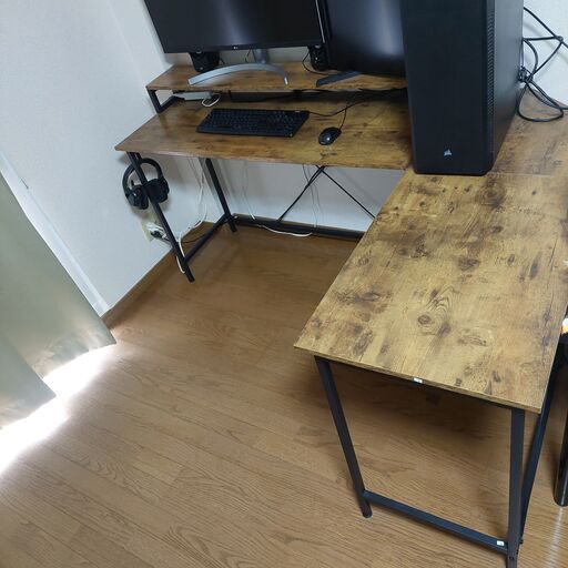 パソコンデスク CubiCubi L-Shaped Desk