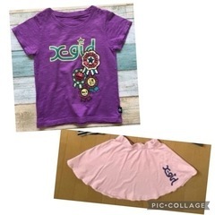 X-girl Tシャツ スカートセット 120㎝