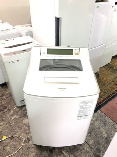 北九州市内配送無料　保証付き NA-JFA802-W 全自動洗濯機 Jconcept（Jコンセプト） クリスタルホワイト [洗濯8.0kg /乾燥機能無 /上開き]