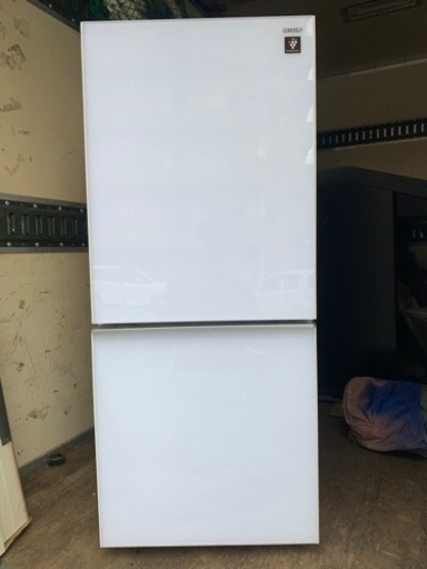 北九州市内配送無料　保証付き シャープ SHARP SJ-GD14C-W [冷蔵庫 （137L・つけかえどっちもドア） 2ドア クリアホワイト]
