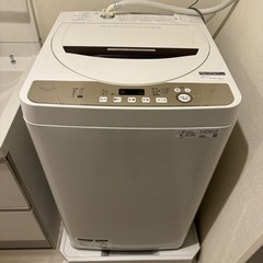 SHARP製洗濯機（型式:ES-GE6D）