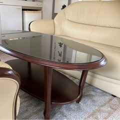 maruni 高級アンティーク家具　ラブシートセンターテーブル