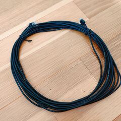 スリムLANケーブル　CAT6A　10ｍ　黒　径3ｍｍ　エレコム