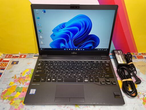 JC03249　富士通 LIFEBOOK U938/S 13.3型ワイド 希少タッチパネル 美品　Win11