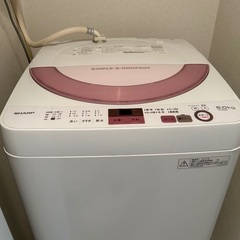 SHARP　洗濯機　2016年製