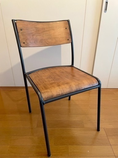 journal standard furniture ダイニングチェア　ビンテージ風　アイアンフレーム