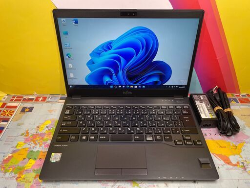 JC03255　美品 富士通 FMV LIFEBOOK U938/S 13.3型 タッチパネル　ノートパソコン　Win11