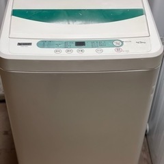 送料・設置込み可　洗濯機　4.5kg ヤマダ　2020年