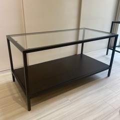IKEA 人気テーブルセット２つVITTSJÖ ヴィットショー