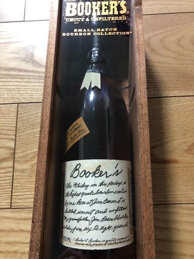 未開栓☆Bookers　ブッカーズ　バーボンウイスキー　750ml 未使用