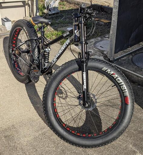 自転車 大迫力ファットバイク大人用