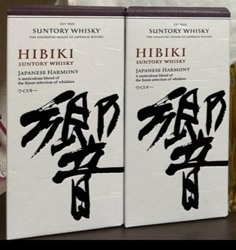 響ウイスキー3本セット　箱付け