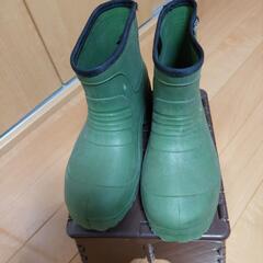 雨靴Sサイズ　緑色