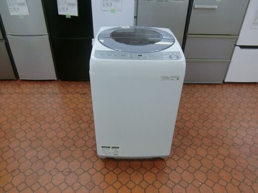 ID 178298　洗濯機8K　シャープ　２０１９年　ES-GV8C-S