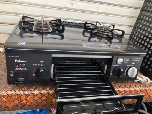 福岡市内配送無料 【LPガス用】【右強タイプ】Palomaパロマ ガステーブル ガスコンロ ガス台 IC-330SB-1R - ガステーブル