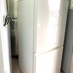 北九州市内配送可能　保証付き　AQUA アクア AQR-16D(W) [冷蔵庫（157L・右開き） 2ドア ミルク]