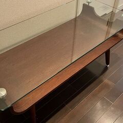 【センターテーブル】【ローテーブル】 ニトリ ガラステーブル