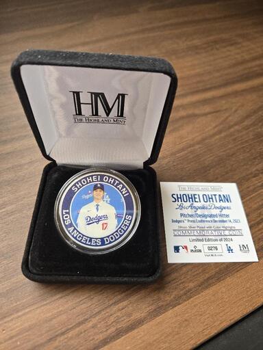 早い者勝ち　大谷翔平　シルバーコイン　限定　ドジャース
