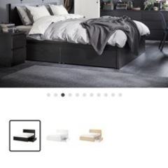 IKEA ダブルベッド　トゥルースリーパー付き