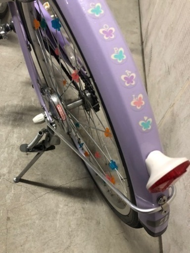 子ども用自転車 エコパル 22インチ 紫色 25】子供用自転車 子供車