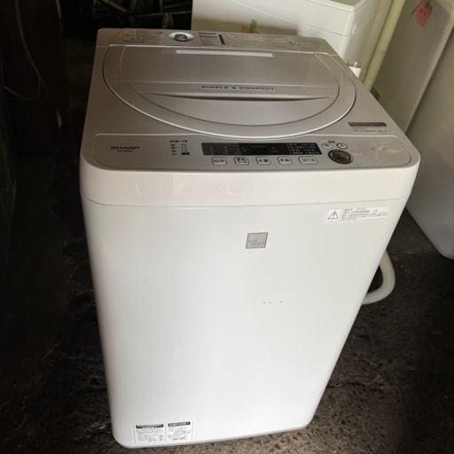 G-41 SHARP 全自動電気洗濯機 ES-G4E5-KW 4.5kg　2018年製