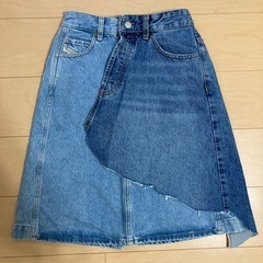 未使用　ディーゼルデニムジーンズスカート　diesel