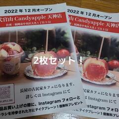 キャンディーアップル りんご飴 Candyapple 引換券 天...