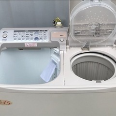 E302J◇日立◇自動二層式洗濯機◇洗濯4.5kg脱水5kg◇脱水槽95L◇2020年製◇PA-T45K5形