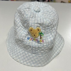 新品タグ付き MIKIHOUSE 帽子46cm