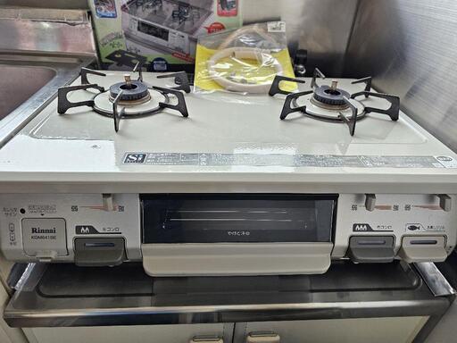 値下げ【3点】ガステーブル、電子レンジ、炊飯器