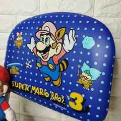 1990年 当時物 スーパーマリオ3 学習机の椅子 くろがね サイズ調整可